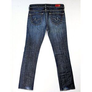 AG Adriano Goldschmied Size 26X33 Women's Kiss Blue Denim Bootcut Jeans USA Made